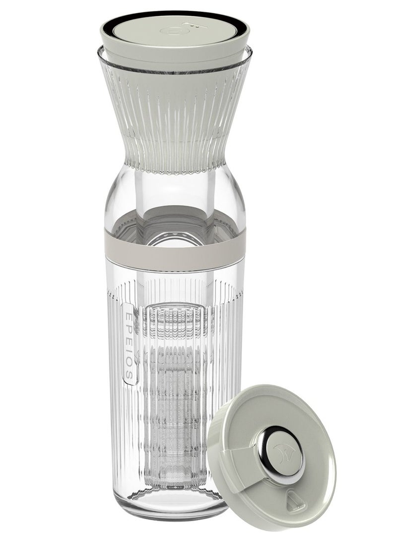 EPEIOS Portable Rechargeable Electric Cold Brew Coffee Maker & Iced Tea Brewer – 350ml Mini Fast 10-Minute Cold Brew Machine, Compact Travel-Friendly Design for Home, Office & Outdoor, Magnetic Charging Cable, High-Quality Portable Coffee Device - Image 2